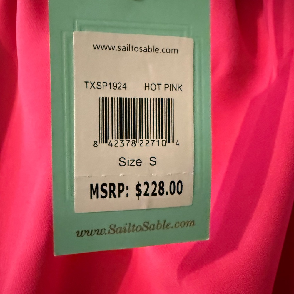 Sail to Sable Hot Pink Sleeveless Cowl Neck Shift Dress - Picture 4 of 5